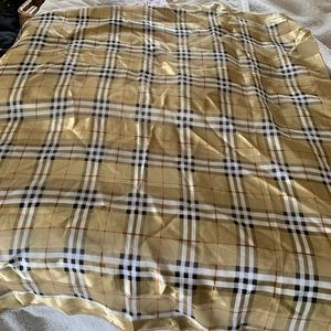Burberry Print Silk Scarf